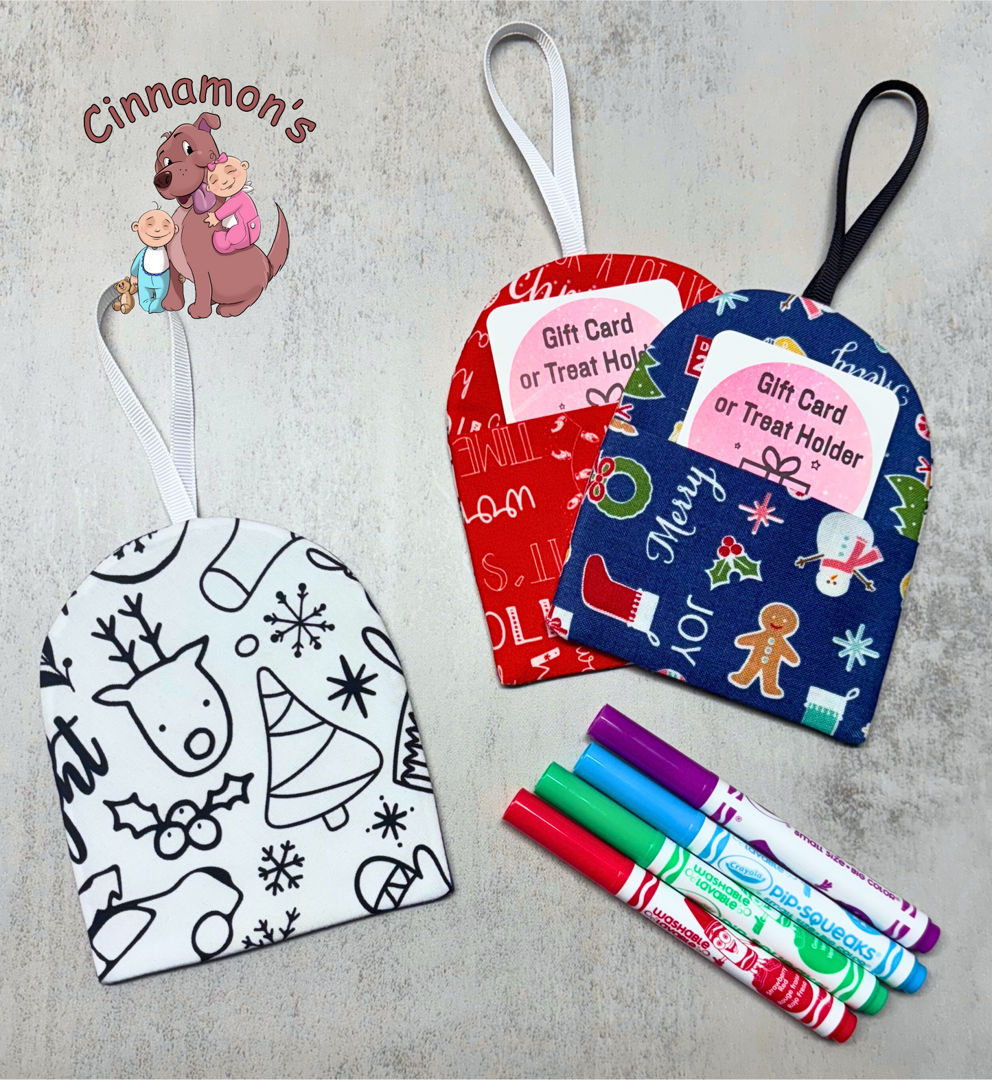 Wholesale Gift Card Color Critter Ornaments