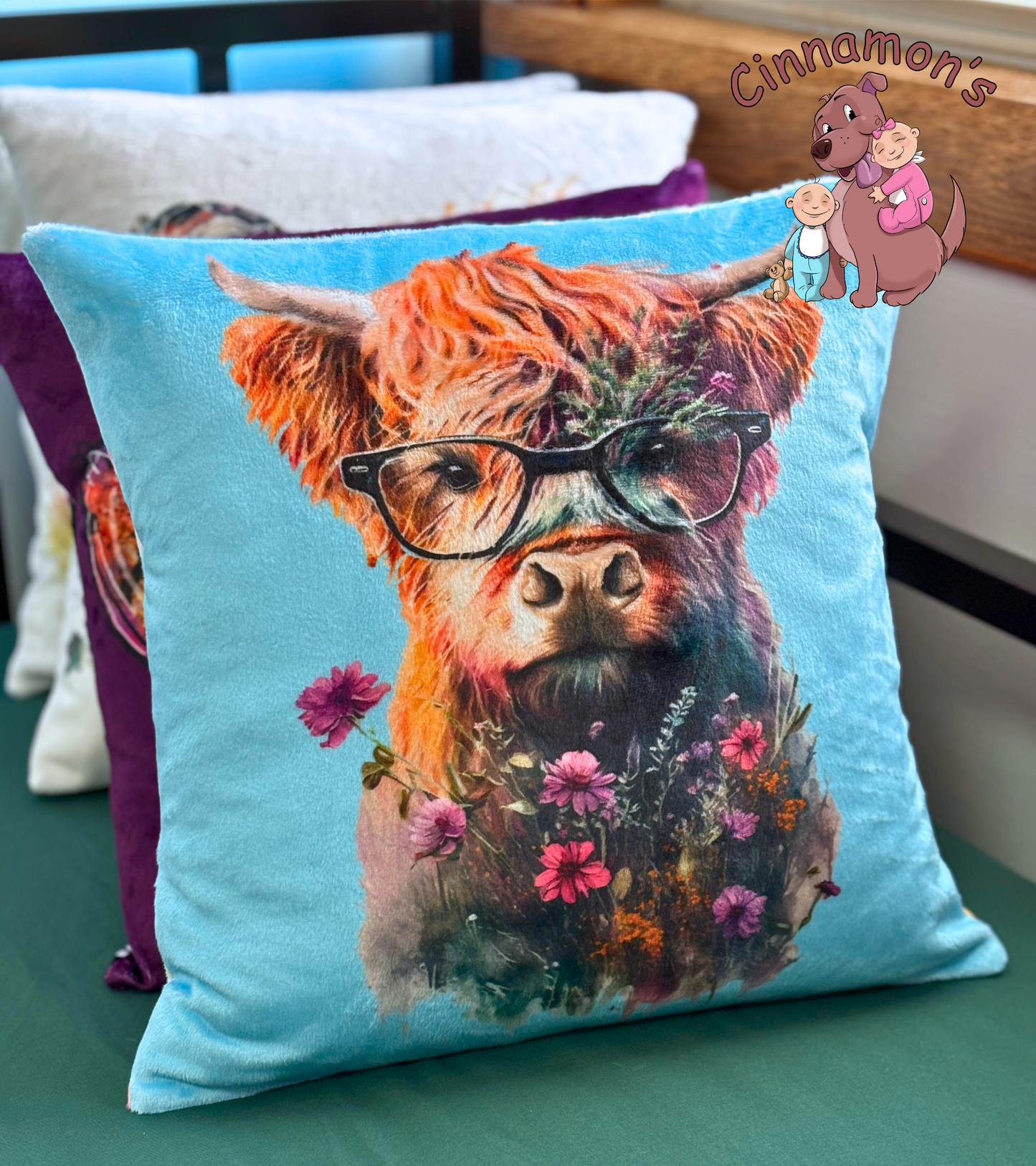 Highland Cow Pillow