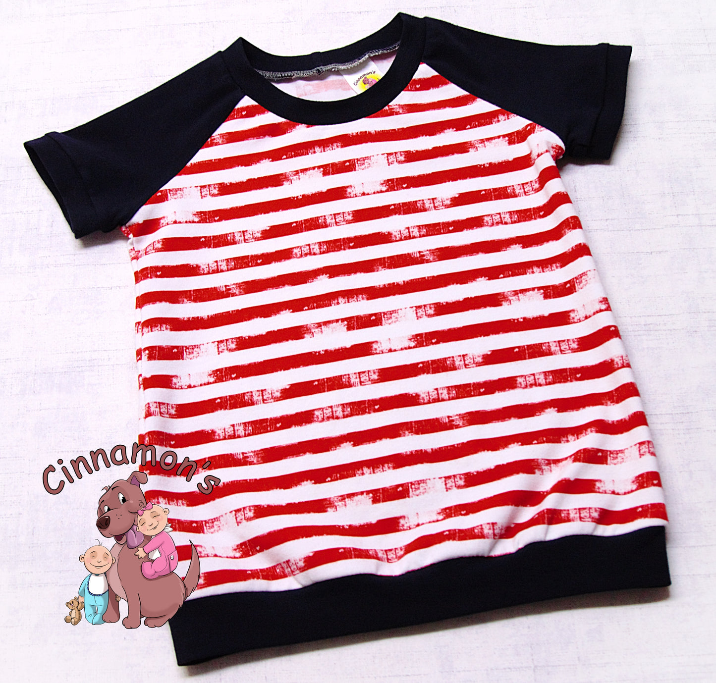 Red, White, & Blue Raglan Tee