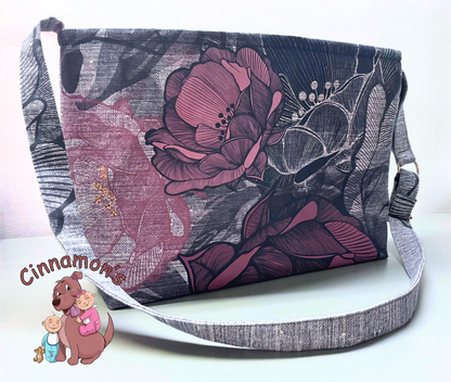 Rose Gold Floral Purse