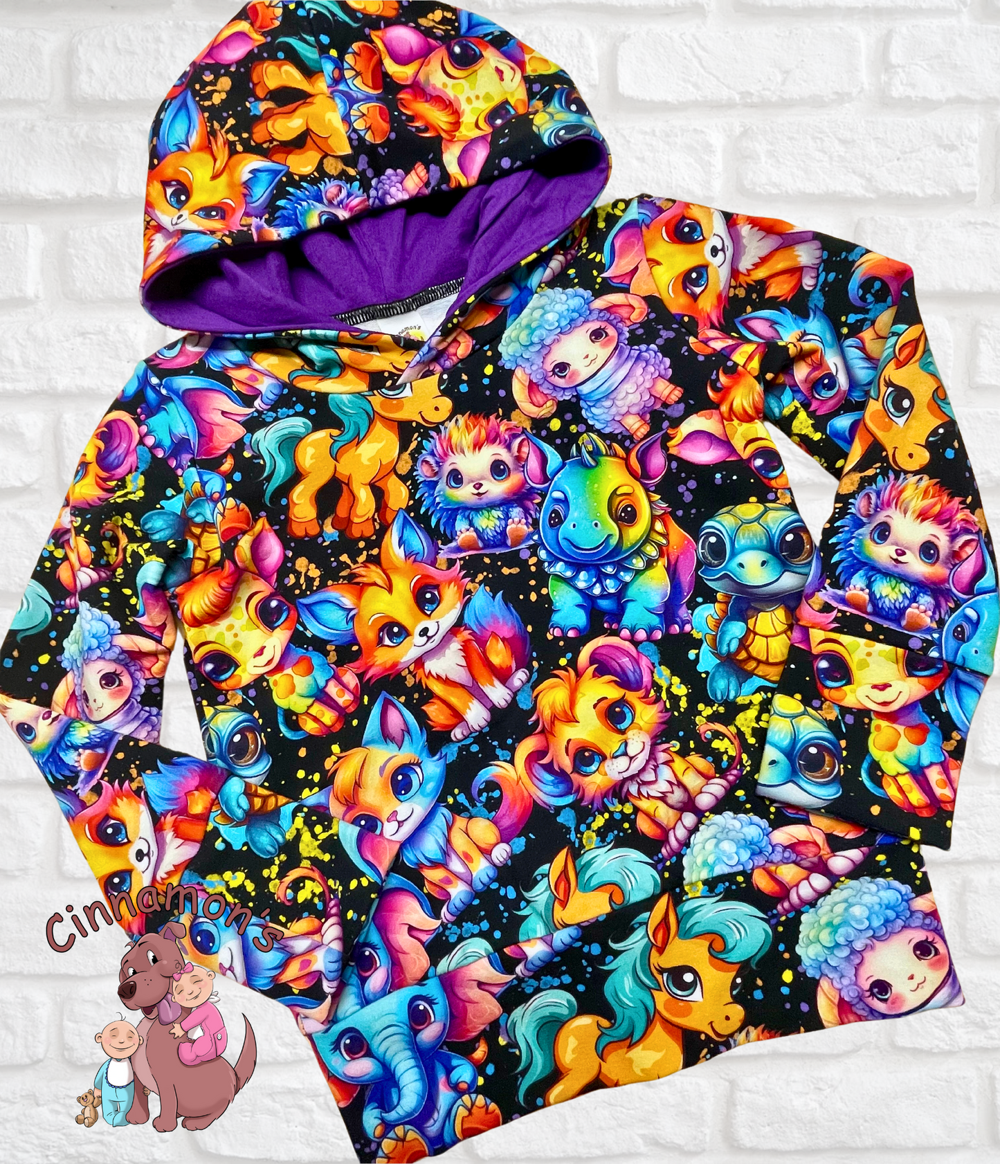 Animals Hoodie, Size 4T