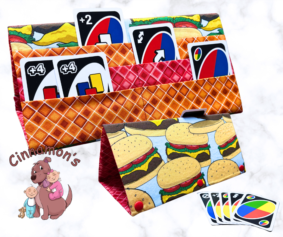 Game Night Playing Card Holder - Burgers