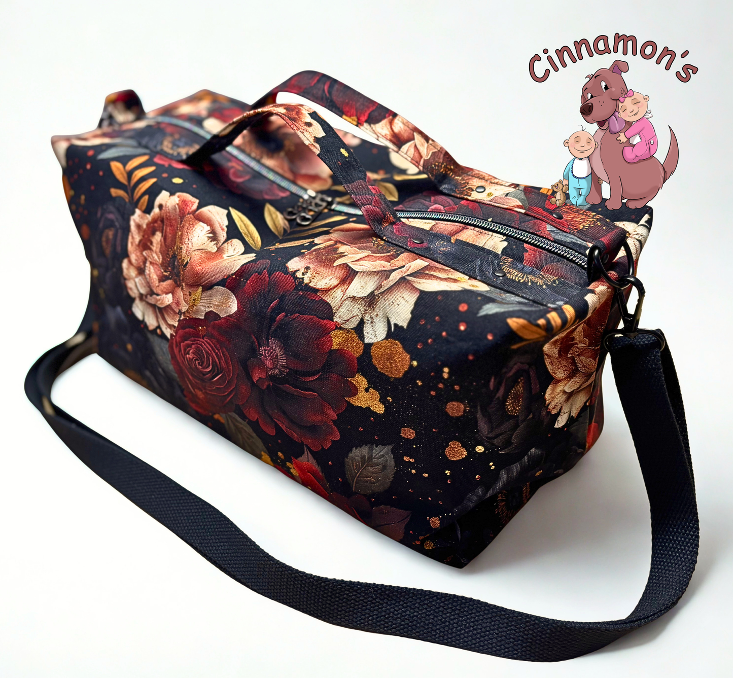 Small Floral Duffle Bag