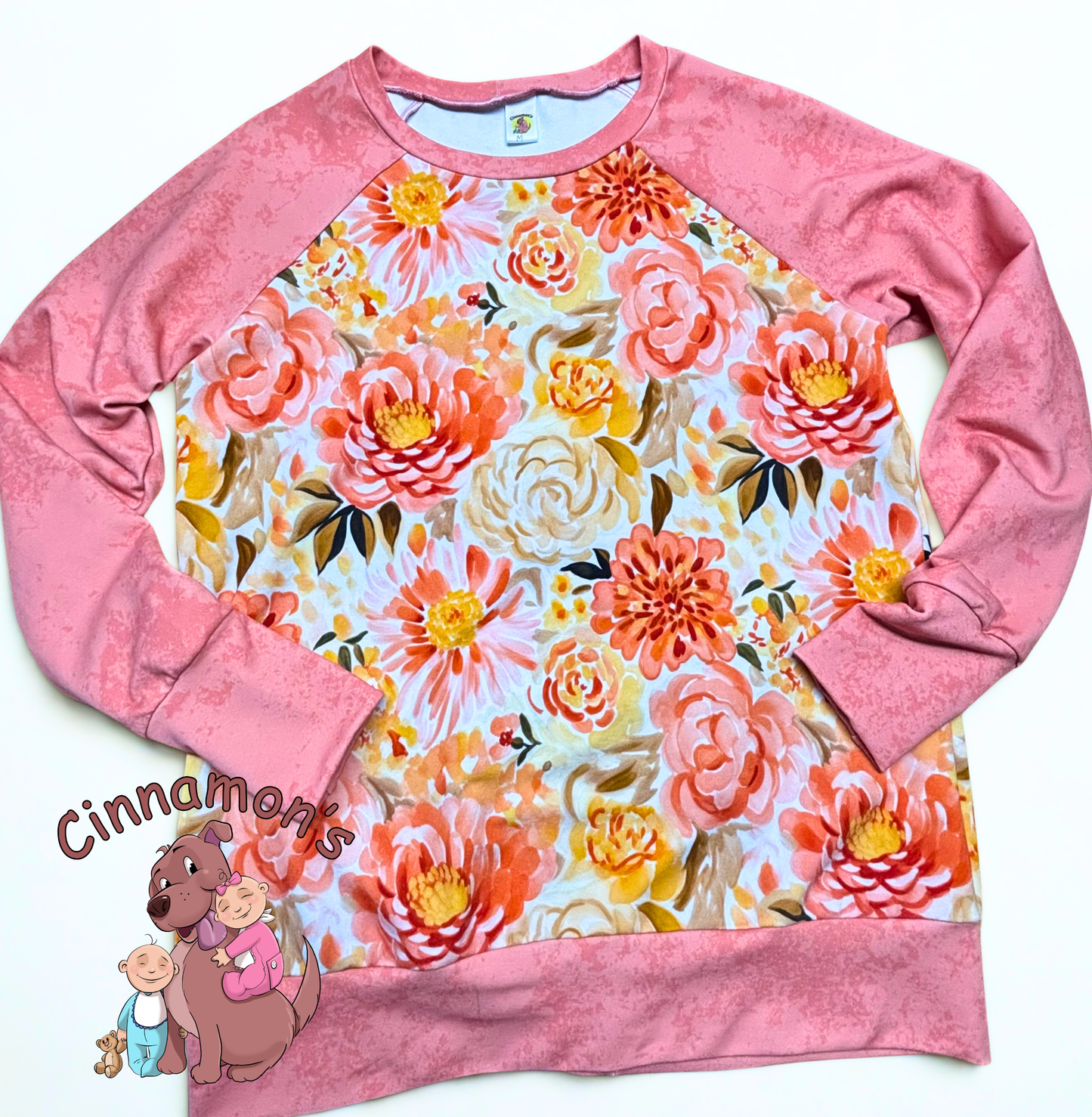 Floral Sweater, size Adult Medium