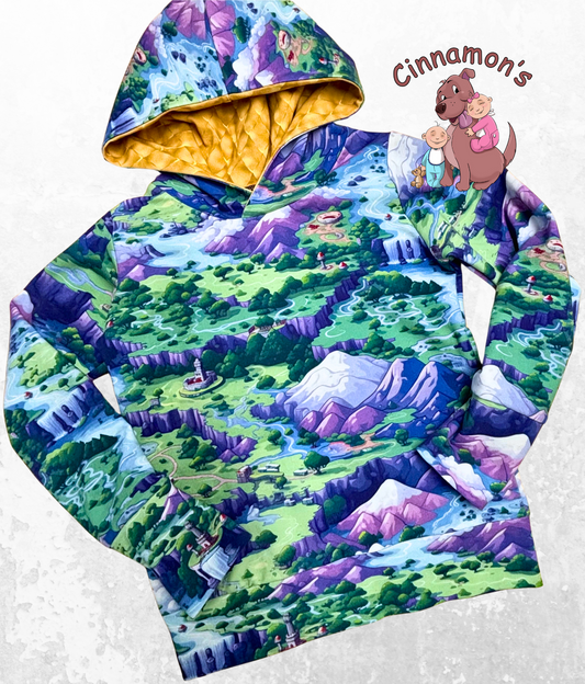 Gamer World Hoodie, Size 7/8