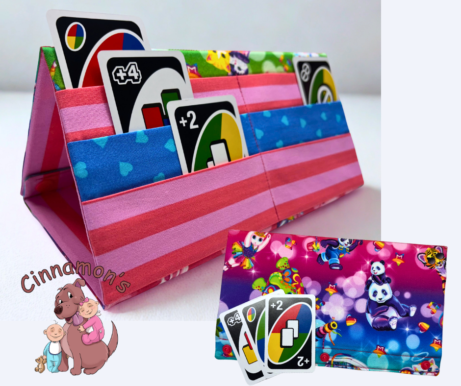 Game Night Playing Card Holder - 90s Rainbow