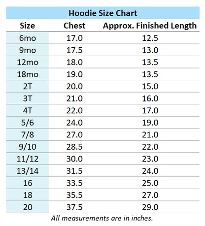 Animals Hoodie, Size 4T