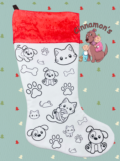 Coloring Christmas Stockings