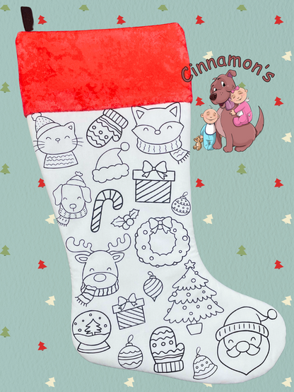 Coloring Christmas Stockings