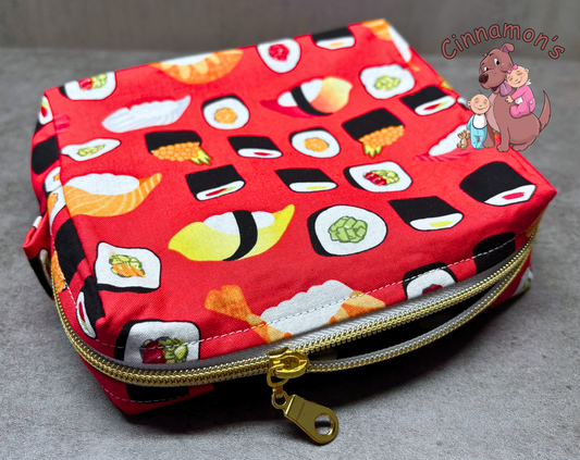Sushi Zipper Pouch