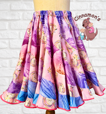 Unicorn Swirl Skirt, Size Small (fits 2T-4T)